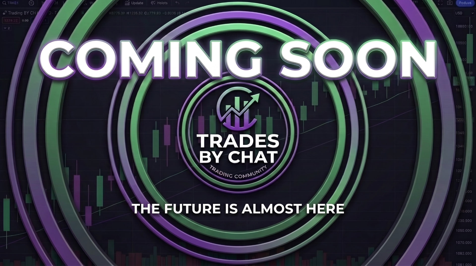 Trades by Chat — Coming Soon. The future is almost here.